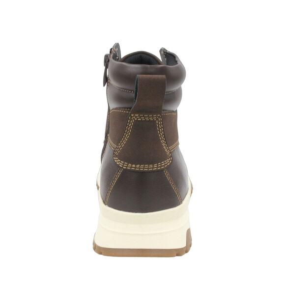 Alfani Men Alpine Hiker Combat Boots Reggie Size US 10M Tan Brown Leather - Picture 5 of 6